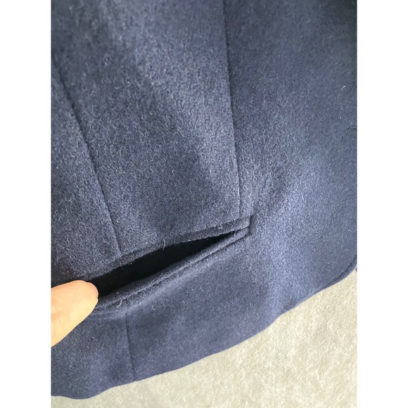 Haberdasher Navy Blue 100% Pure Wool Blazer Jacket Lined Sz 11 Schoolboy - Picture 6 of 9